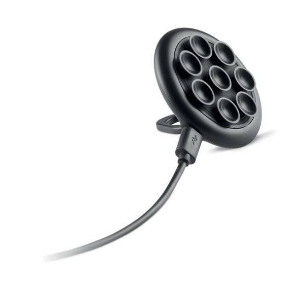 Round wireless charger w/stand Thumbnail