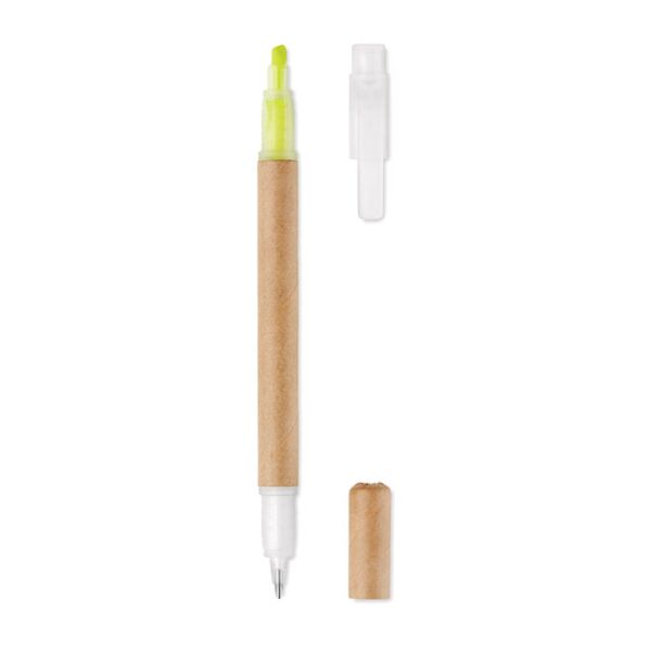 2 in 1 carton pen highlighter Thumbnail