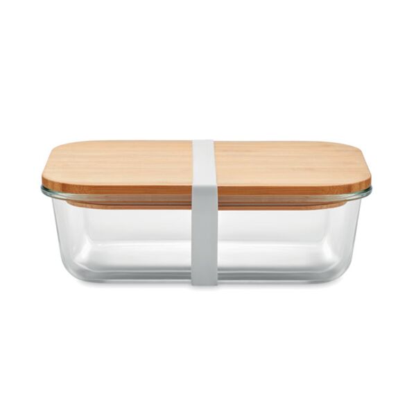 Glass lunchbox with bamboo lid Thumbnail