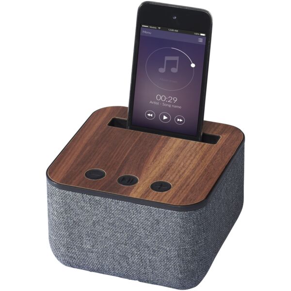 Shae fabric and wood Bluetooth® speaker Thumbnail