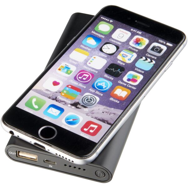 Glisten 4000 mAh light-up wireless power bank Thumbnail