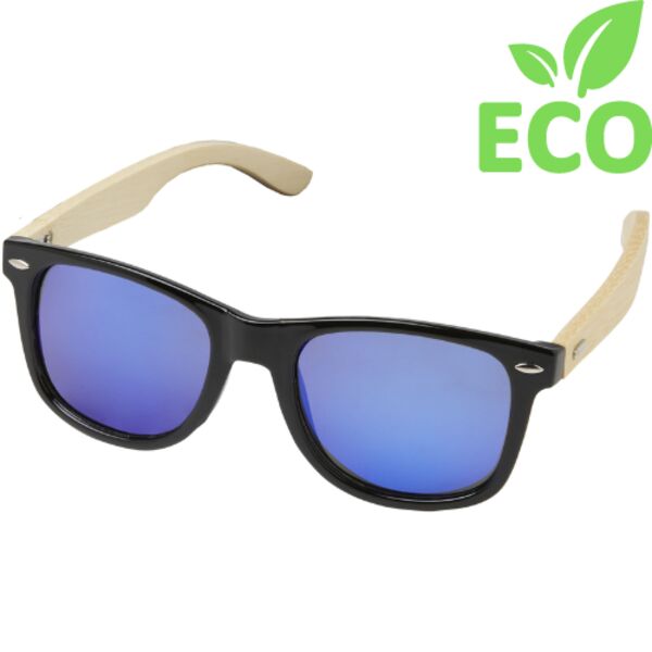 Taiy rPET/Bamboo mirrored polarized sunglasses in gift box Thumbnail