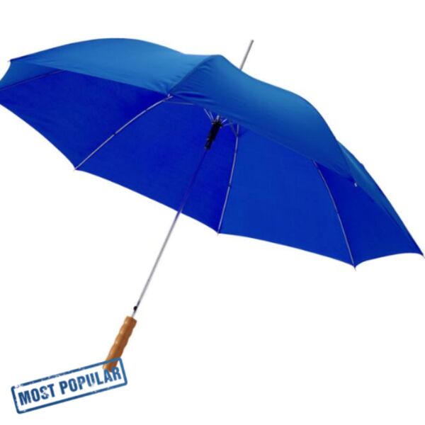 Lisa 23 auto open umbrella with wooden handle" Thumbnail