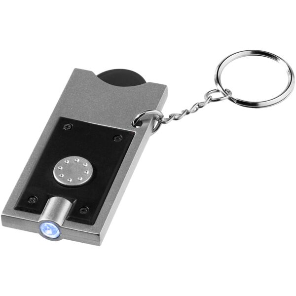 Allegro LED keychain light with coin holder Thumbnail