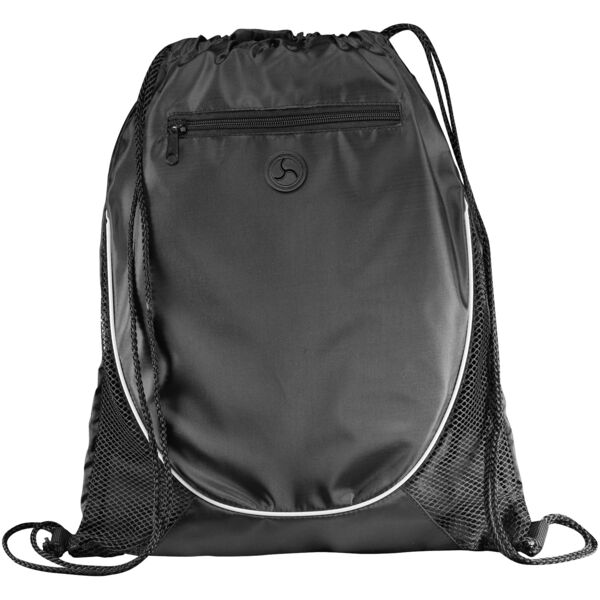 Peek zippered pocket drawstring backpack Thumbnail