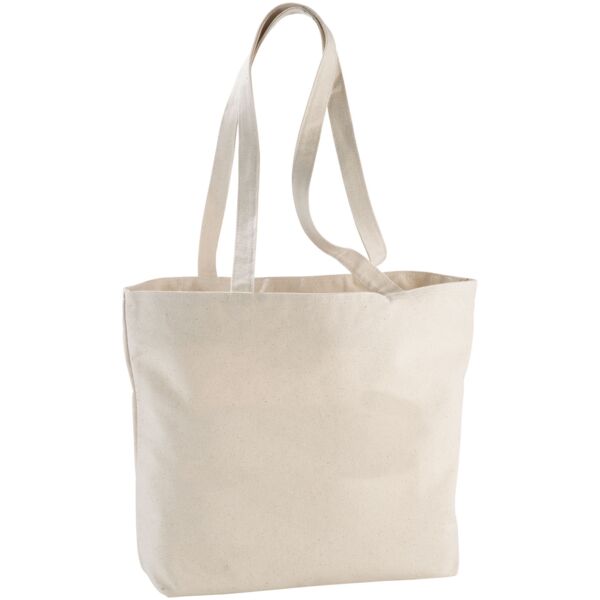Ningbo 320 g/m² zippered cotton tote bag Thumbnail