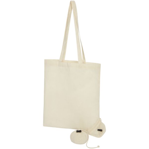 Patna 100 g/m² cotton foldable tote bag Thumbnail