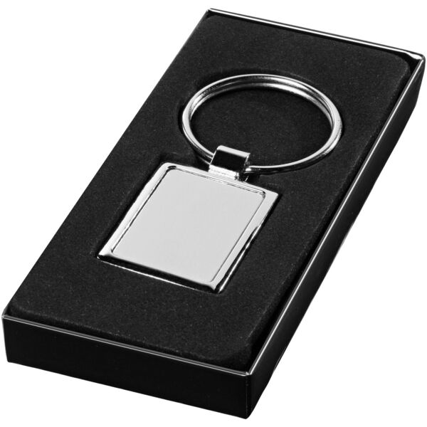 Sergio rectangular metal keychain Thumbnail