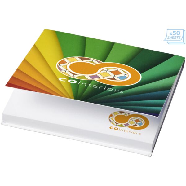 Sticky-Mate® soft cover squared sticky notes 75x75 - 50 pages Thumbnail