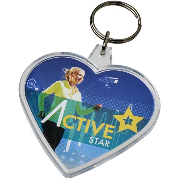 Combo heart-shaped keychain Thumbnail