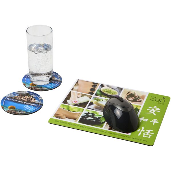 Q-Mat® mouse mat and coaster set combo 2 Thumbnail