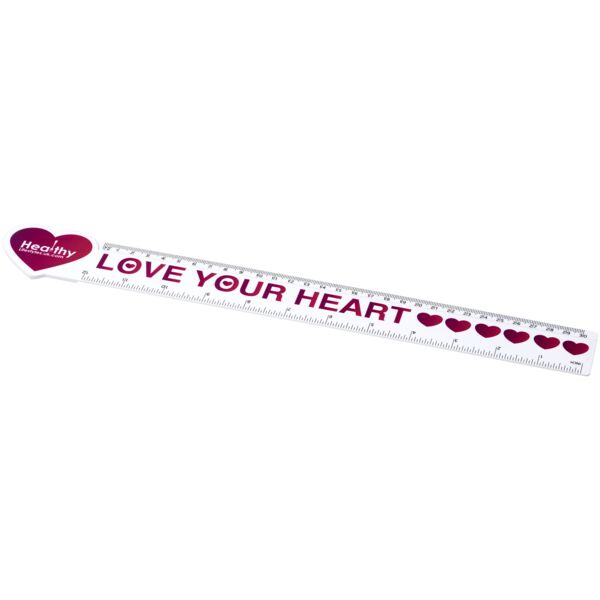 Loki 30 cm heart-shaped plastic ruler Thumbnail
