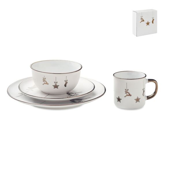 4 piece ceramic place setting Thumbnail