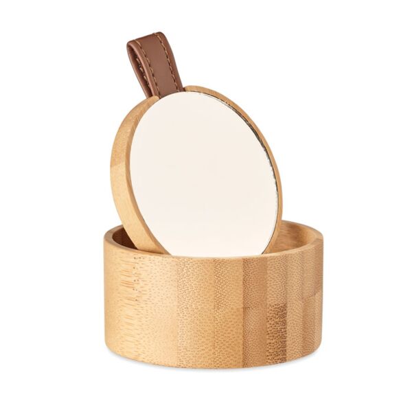 Bamboo mirror jewellery box Thumbnail