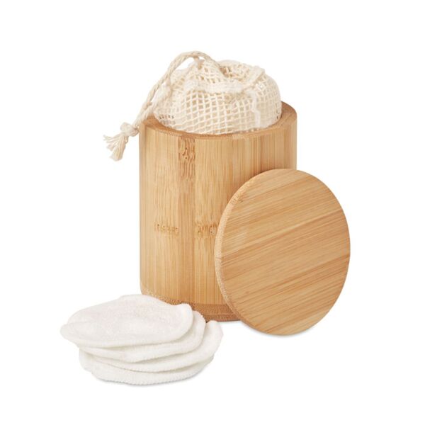 Bamboo fibre cleansing pad set Thumbnail