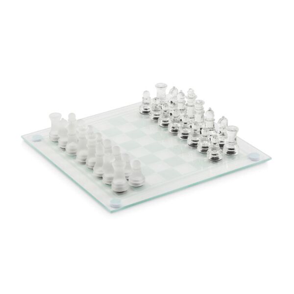Glass chess set board game Thumbnail