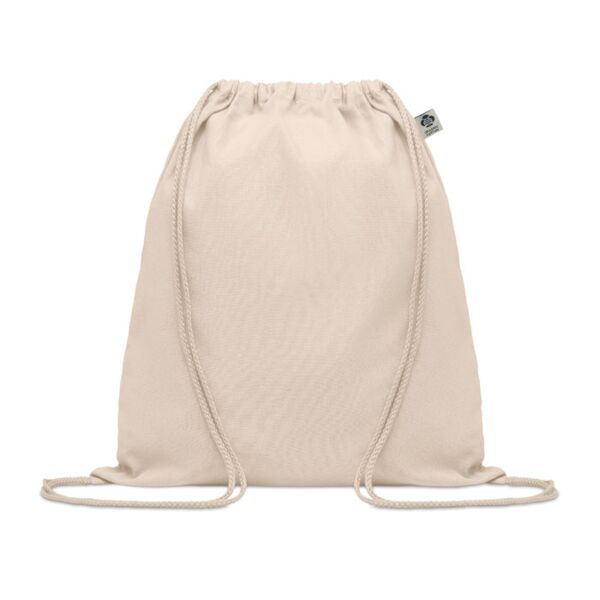 Organic cotton drawstring bag Thumbnail