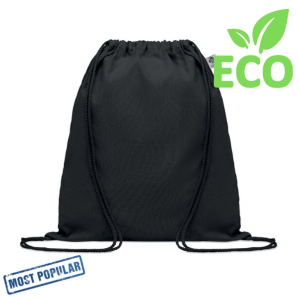 Organic cotton drawstring bag Thumbnail
