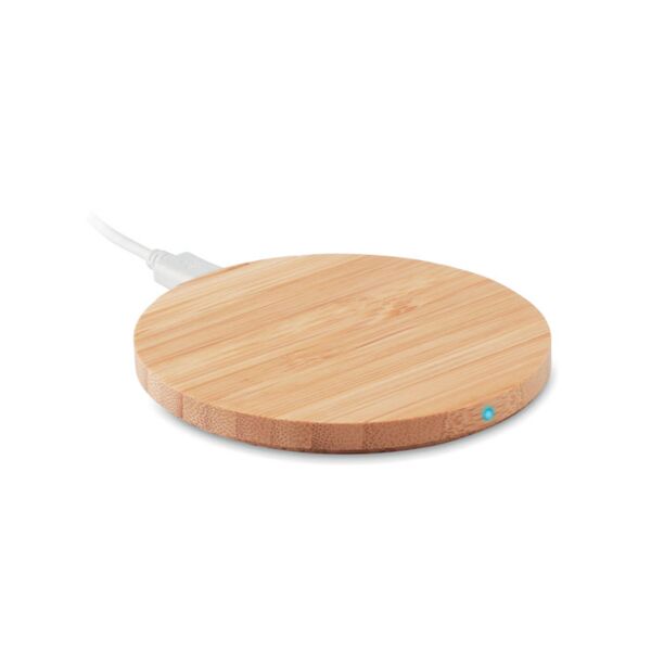 Wireless charger bamboo 10W Thumbnail