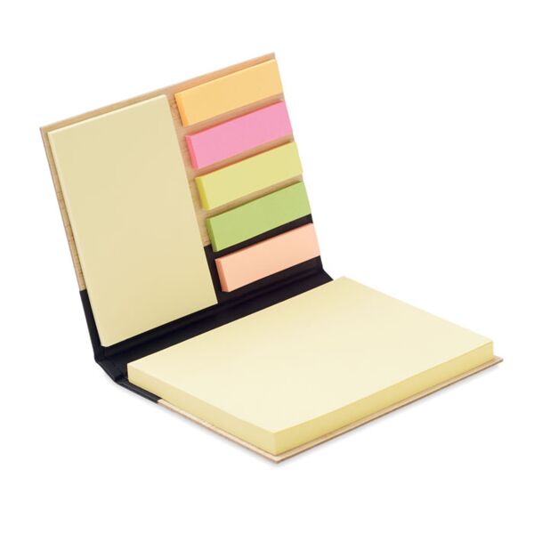 Bamboo sticky note memo pad Thumbnail
