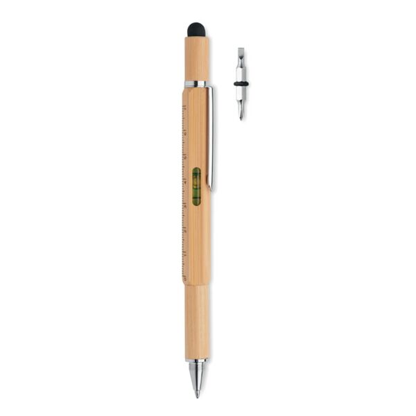 Spirit level pen in bamboo Thumbnail
