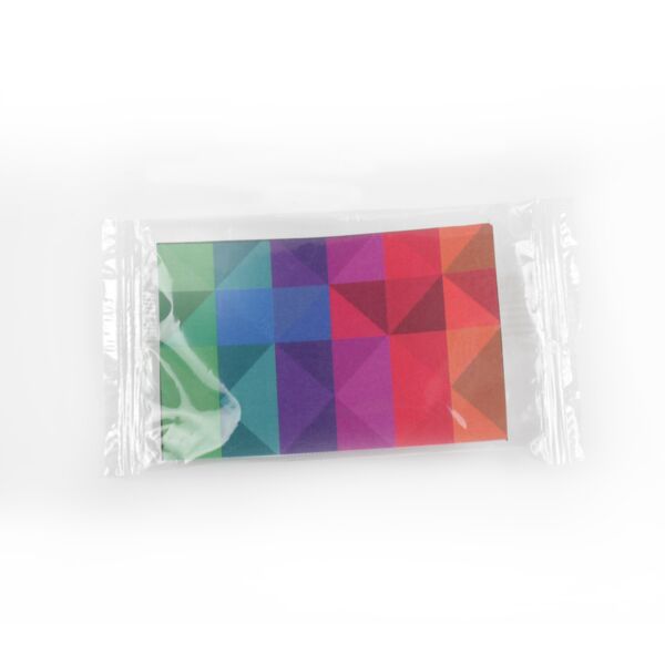 Inlay in full color 130 x 60 mm for Flow Pack Thumbnail