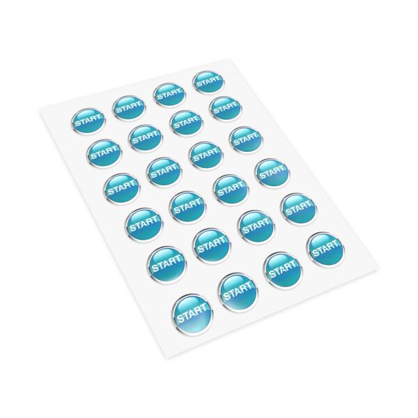 Doming Sticker on A4 sheet Thumbnail