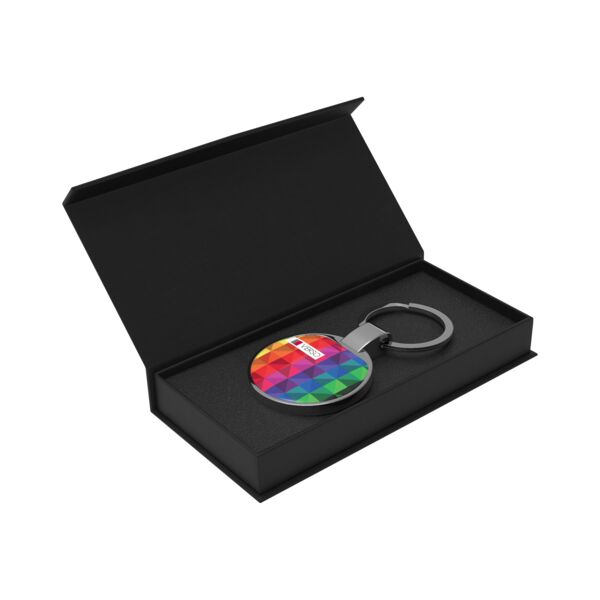 Magnetic Gift Box for Key Ring Verso Round Thumbnail