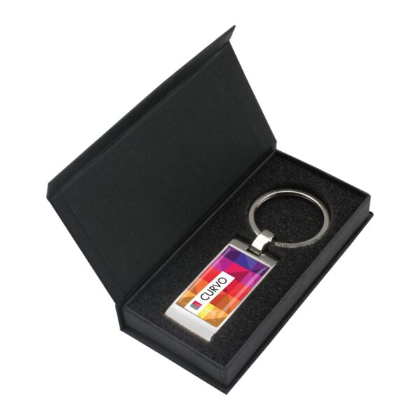 Magnetic Gift Box for Key Ring Curvo, Helsinki, Verso Rectangular Thumbnail