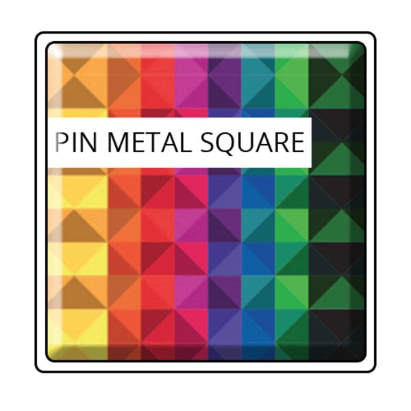 Doming in full color for Pin Metal, Square Thumbnail