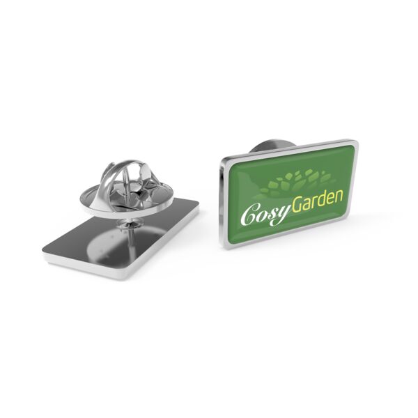 Pin Metal, Rectangular, 19 x 11 mm Thumbnail