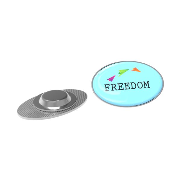 Pin Metal with magnet, Oval Thumbnail