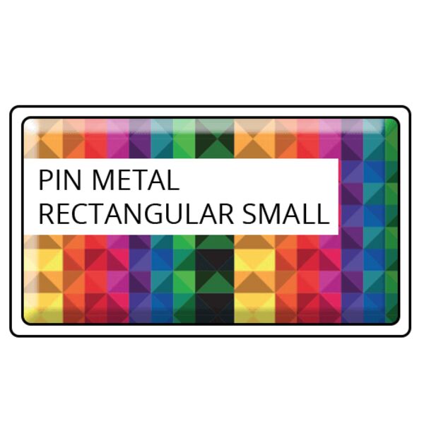 Doming in full color for Pin Metal, Rectangular, 19 x 11 mm Thumbnail