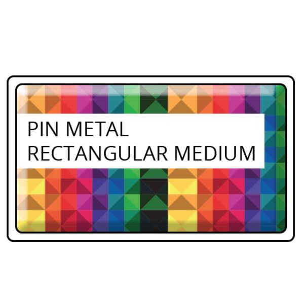 Doming in full color for Pin Metal, Rectangular, 30 x 18 mm Thumbnail