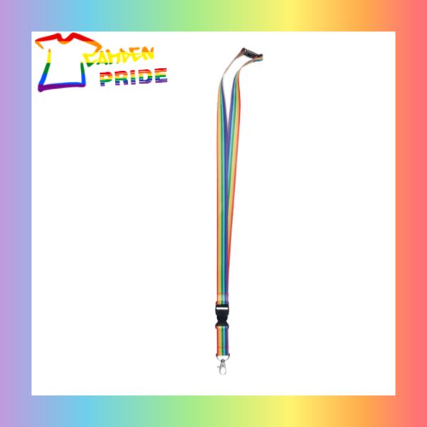 Rainbow RPET lanyard Thumbnail