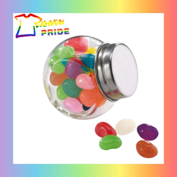 Glass jar with jelly beans Thumbnail