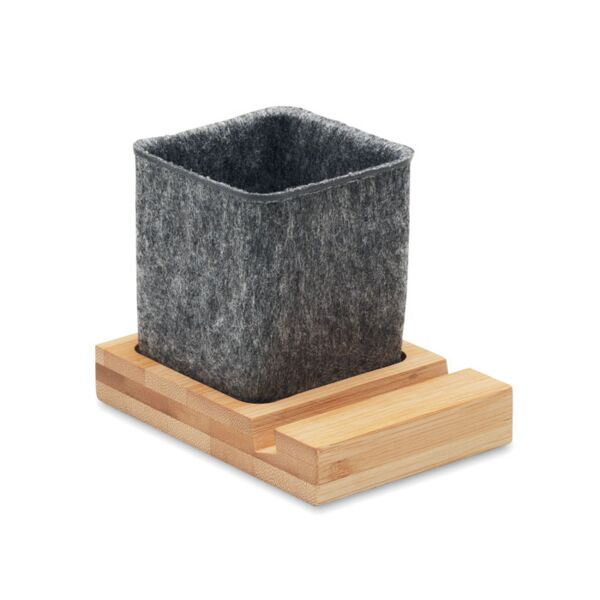 RPET felt pen pot phone stand Thumbnail