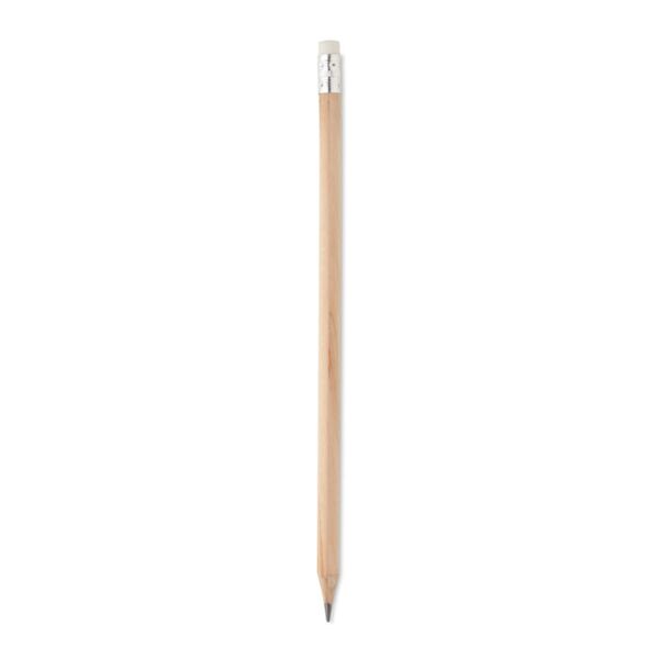 Natural pencil with eraser Thumbnail