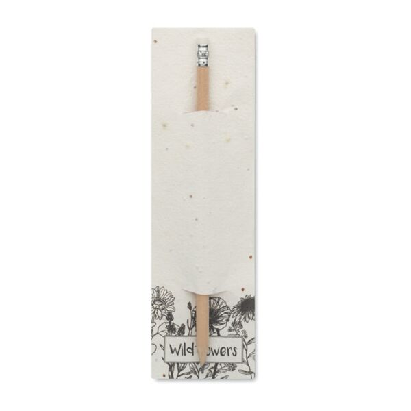 Natural pencil in seeded pouch Thumbnail