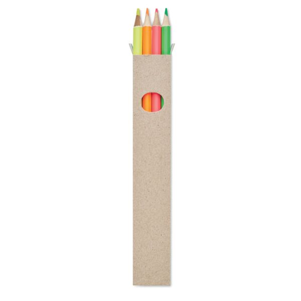 4 highlighter pencils in box Thumbnail