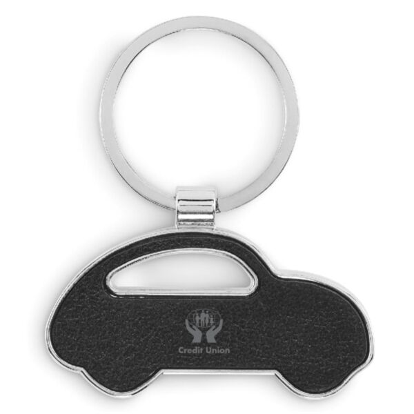 LAR. Car shaped metal key ring Thumbnail